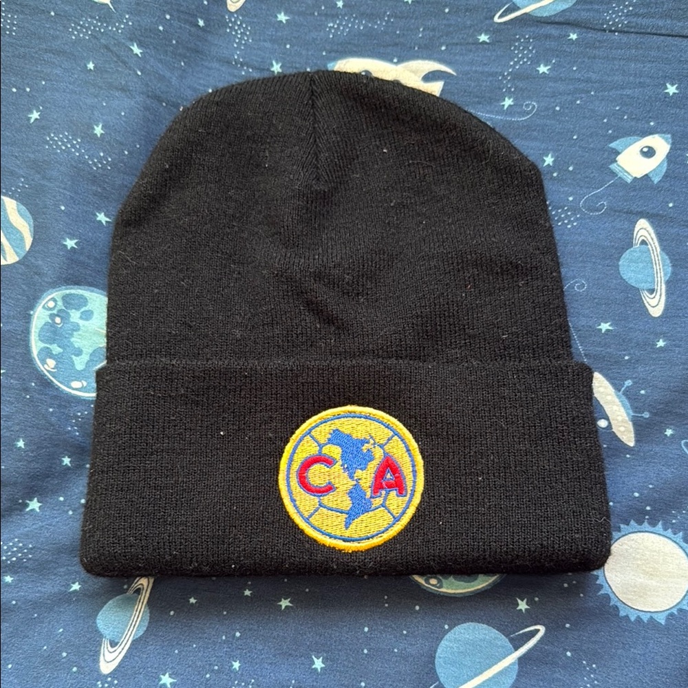 Club America🌎 Black Beanie